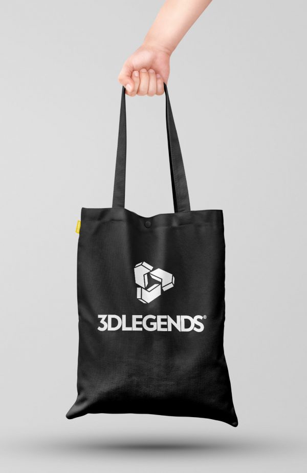 3DLEGENDS® shopping bag black