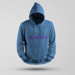 3DLEGENDS® sweatshirt blue with purple